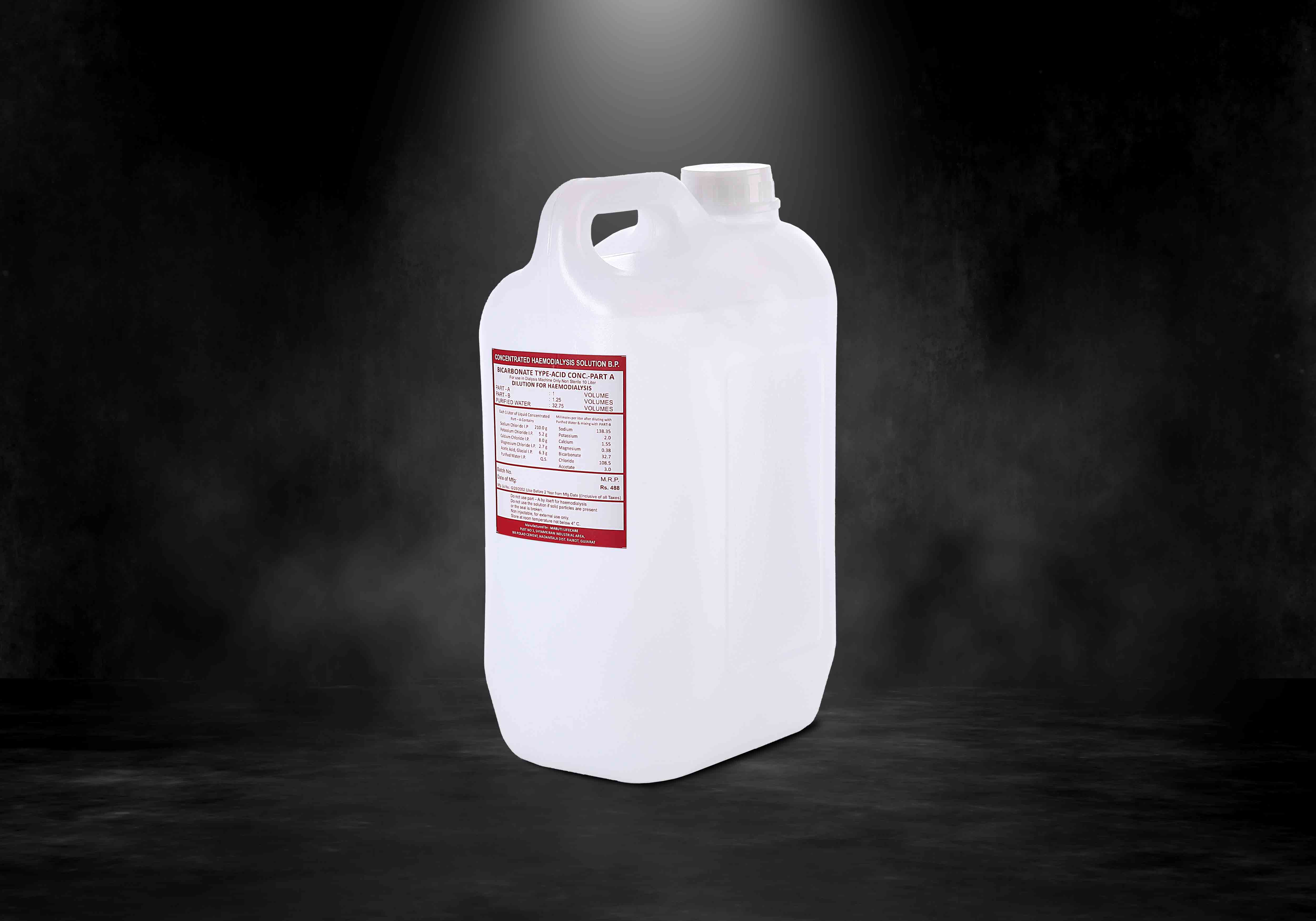 Disinfectants for Concentrate haemodialysis machine
